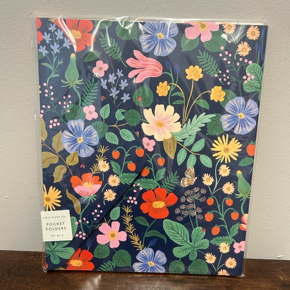 New! Rifle Paper Co. Notebook & Folder Set - Picture 3 of 5